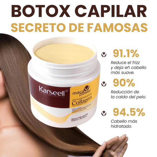 KARSEELL™ |  Mascarilla Botox Para Tu Cabello Con COLAGENO