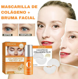 Parches HighPrime Colágeno 99,86% AHA 0,14% + Spray De Vitamina C GRATIS🎁